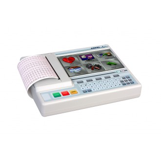 Aparat EKG ASPEL AsCARD Grey v.07.205 widok z przodu