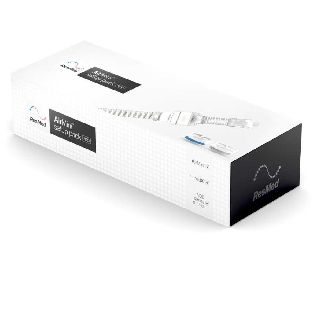 AirMini — zestaw startowy do maski nosowej AirFit N20